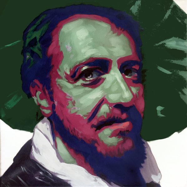 Kleomenis Kostopoulos Portrait V.P. 40x40cm 2021